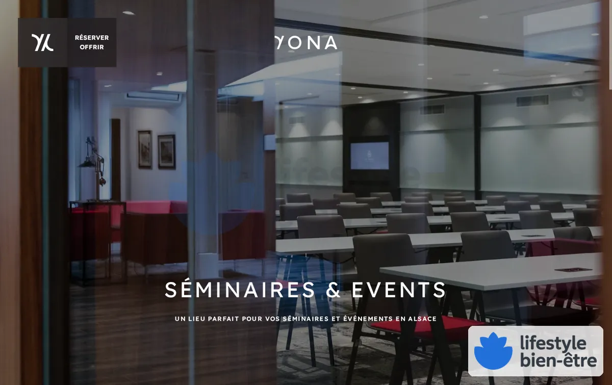 Capture : ~ Séminaires & Events | Séminaire Alsace | Le Parc Hôtel devient YONA